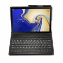 2in1 Bluetooth Tastatur und Cover für Samsung Galaxy Tab A SM-T590 SM-T595 10.5 Zoll Case Schutz Hülle Schwarz