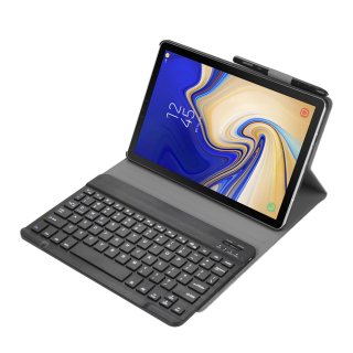 2in1 Bluetooth Tastatur und Cover für Samsung Galaxy Tab A SM-T590 SM-T595 10.5 Zoll Case Schutz Hülle Blau