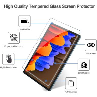 Schutzglas Folie für Samsung Galaxy S7+ Tab S T970 T975 / S7 FE SM-T730 12.4  Zoll Tablet Display Schutz Displayglas