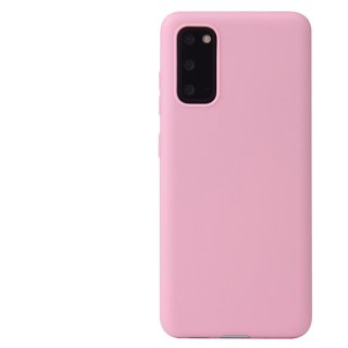 Hülle für Samsung Galaxy S20 Ultra 6.9 Zoll Ultra Dünn Case Cover aus TPU Stoßfest Extra Slim Leicht Rosa