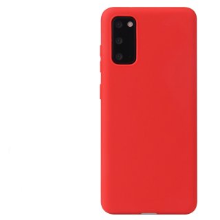 Cover für Samsung Galaxy S20 Ultra 6.9 Zoll Ultra Slim Bumper Schutzhülle aus TPU Extra Dünn Schlank Rot