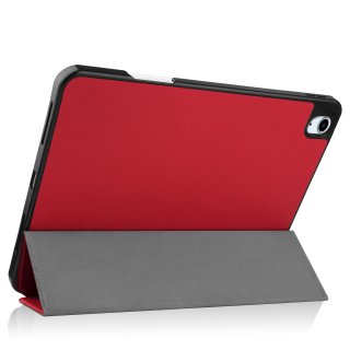 Etui für Apple iPad Air 4 (4th Generation) A2072/A2316/A2324/A2325 10.9 Zoll 2020 Case Schutz Hülle mit Standfunktion Tasche Rot