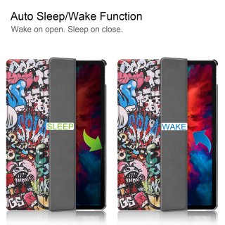 Tablet Hülle für Lenovo Tab P11 Pro TB-XJ706F 11.5 Zoll Slim Case Etui mit Standfunktion und Auto Sleep/Wake Funktion