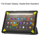 Hülle für Amazon Fire HD 10 / HD 10 Plus 11. Generation 2021 10.1 Zoll Smart Cover Etui mit Standfunktion und Auto Sleep/Wake Funktion Grau