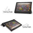 Tablet Hülle für Amazon Fire HD 10 / HD 10 Plus 11. Generation 2021 10.1 Zoll Slim Case Etui mit Standfunktion und Auto Sleep/Wake Funktion