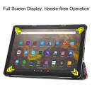 Tablet Hülle für Amazon Fire HD 10 / HD 10 Plus 11. Generation 2021 10.1 Zoll Slim Case Etui mit Standfunktion und Auto Sleep/Wake Funktion