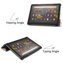 Cover für Amazon Fire HD 10 / HD 10 Plus 11. Generation 2021 10.1 Zoll Tablethülle Schlank mit Standfunktion und Auto Sleep/Wake Funktion