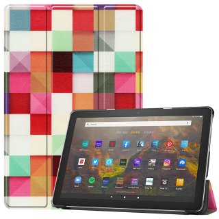 Hülle für Amazon Fire HD 10 / HD 10 Plus 11. Generation 2021 10.1 Zoll Smart Cover Etui mit Standfunktion und Auto Sleep/Wake Funktion