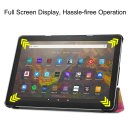 Hülle für Amazon Fire HD 10 / HD 10 Plus 11. Generation 2021 10.1 Zoll Smart Cover Etui mit Standfunktion und Auto Sleep/Wake Funktion