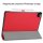 Tablet Hülle für Apple iPad Pro 12.9 2021 5. Generation 12.9 Zoll Slim Case Etui mit Standfunktion und Auto Sleep/Wake Funktion Rot