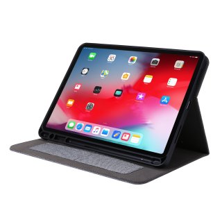 Schutzhülle für Apple iPad Pro 11 2020/2021 11 Zoll Slim Case Etui mit Standfunktion und Auto Sleep/Wake Funktion Grau