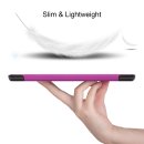 Tablet Hülle für Samsung Galaxy A7 Lite SM-T220 SM-T225 8.7 Zoll Slim Case Etui mit Standfunktion und Auto Sleep/Wake Funktion Lila