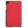 Case für Samsung Galaxy A7 Lite SM-T220 SM-T225 8.7 Zoll Schutzhülle Tasche mit Standfunktion und Auto Sleep/Wake Funktion in Rot