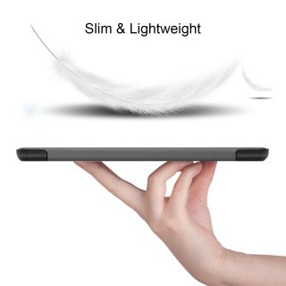Schutzhülle für Samsung Galaxy A7 Lite SM-T220 SM-T225 8.7 Zoll Slim Case Etui mit Standfunktion und Auto Sleep/Wake Funktion Grau
