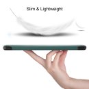 Tablet Hülle für Huawei MatePad Pro MRR-W29 2021 10.8 Zoll Slim Case Etui mit Standfunktion und Auto Sleep/Wake Funktion Dunkelgrün