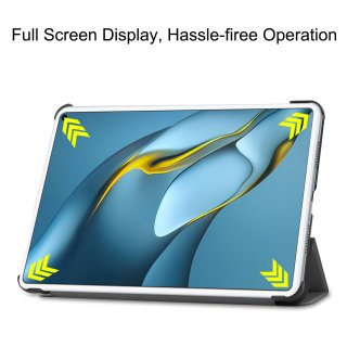 Hülle für Huawei MatePad Pro MRR-W29 2021 10.8  Zoll Smart Cover Etui mit Standfunktion und Auto Sleep/Wake Funktion Grau