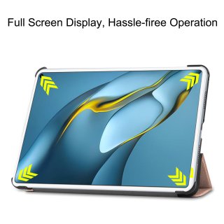Schutzhülle für Huawei MatePad Pro MRR-W29 2021 10.8  Zoll Slim Case Etui mit Standfunktion und Auto Sleep/Wake Funktion Bronze