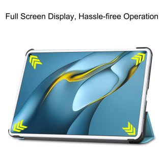 Schutzhülle für Huawei MatePad Pro MRR-W29 2021 10.8  Zoll Slim Case Etui mit Standfunktion und Auto Sleep/Wake Funktion Hellblau