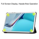 Hülle für Huawei MatePad 11 2021 11 Zoll Smart Cover Etui mit Standfunktion und Auto Sleep/Wake Funktion Schwarz