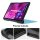 Hülle für Lenovo Yoga Tab 11 YT-J706F 2021 11 Zoll Smart Cover Etui mit Standfunktion und Auto Sleep/Wake Funktion Hellblau