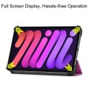 Cover für Apple iPad Mini 6 2021 6. Generation 8.3 Zoll Tablethülle Schlank mit Standfunktion und Auto Sleep/Wake Funktion Lila