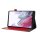 Tablet Hülle für Samsung Galaxy A7 Lite SM-T220 SM-T225 8.7 Zoll Slim Case Etui mit Standfunktion und Auto Sleep/Wake Funktion Rot