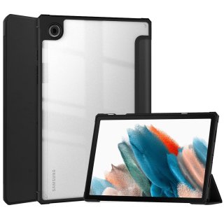 Tablet Hülle für Samsung Galaxy Tab A8 SM-X200 X205 Slim Case Etui mit Standfunktion und Auto Sleep/Wake Funktion Schwarz