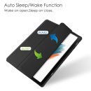 Tablet Hülle für Samsung Galaxy Tab A8 SM-X200 X205 Slim Case Etui mit Standfunktion und Auto Sleep/Wake Funktion Schwarz