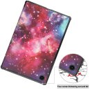 Hülle für Samsung Galaxy Tab A8 SM-X200 X205 Smart Cover Etui mit Standfunktion und Auto Sleep/Wake Funktion