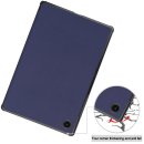 Schutzhülle für Samsung Galaxy Tab A8 SM-X200 X205 Slim Case Etui mit Standfunktion und Auto Sleep/Wake Funktion Blau