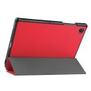 Tablet Hülle für Samsung Galaxy Tab A8 SM-X200 X205 Slim Case Etui mit Standfunktion und Auto Sleep/Wake Funktion Rot