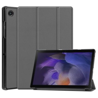 Schutzhülle für Samsung Galaxy Tab A8 SM-X200 X205 Slim Case Etui mit Standfunktion und Auto Sleep/Wake Funktion Grau