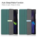 Schutzhülle für Samsung Galaxy Tab A8 SM-X200 X205 Slim Case Etui mit Standfunktion und Auto Sleep/Wake Funktion Grün