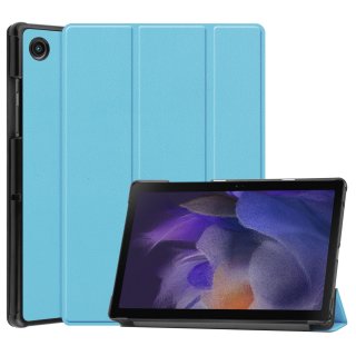 Schutzhülle für Samsung Galaxy Tab A8 SM-X200 X205 Slim Case Etui mit Standfunktion und Auto Sleep/Wake Funktion Hellblau