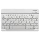 2in1 Bluetooth Tastatur in Weiß und Cover für...