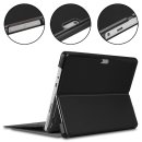 Hülle für Microsoft Surface 8 Pro 13 Zoll Smart Cover Etui mit Standfunktion und Auto Sleep/Wake Funktion Schwarz