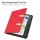Tablet Hülle für Kobo Libra 2 7 Zoll Slim Case Etui mit Standfunktion und Auto Sleep/Wake Funktion Rot