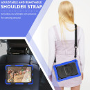 4in1 Schutzhülle für Samsung Tab A8 X200 X206 10.5 Hard Case + Standfunktion+Tragegurt Blau