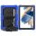 4in1 Schutzhülle für Samsung Tab A8 X200 X206 10.5 Hard Case + Standfunktion+Tragegurt Blau