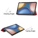 Tablet Hülle für Huawei Honor V7 2021 10.4 Zoll Slim Case Etui mit Standfunktion und Auto Sleep/Wake Funktion Rot