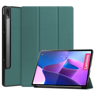 Hülle für Lenovo Tab P12 Pro 12.6 Zoll Smart Cover Etui mit Standfunktion und Auto Sleep/Wake Funktion Grün