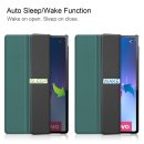 Hülle für Lenovo Tab P12 Pro 12.6 Zoll Smart Cover Etui mit Standfunktion und Auto Sleep/Wake Funktion Grün