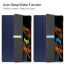Tablet Hülle für Samsung Tab S8 Ultra SM-X900 SM-906 14.6 Zoll Slim Case Etui mit Standfunktion und Auto Sleep/Wake Funktion Blau
