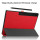 Cover für Samsung Tab S8 Ultra SM-X900 SM-906 14.6 Zoll Tablethülle Schlank mit Standfunktion und Auto Sleep/Wake Funktion Rot