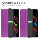 Hülle für Samsung Tab S8 Ultra SM-X900 SM-906 14.6 Zoll Smart Cover Etui mit Standfunktion und Auto Sleep/Wake Funktion Lila