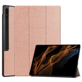 Tablet Hülle für Samsung Tab S8 Ultra SM-X900 SM-906 14.6 Zoll Slim Case Etui mit Standfunktion und Auto Sleep/Wake Funktion in Bronze