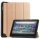 Tablet Hülle für Amazon Fire 7 2022 12 Generation 7 Zoll Slim Case Etui mit Standfunktion und Auto Sleep/Wake Funktion Gold