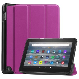 Tablet Hülle für Amazon Fire 7 2022 12 Generation 7 Zoll Slim Case Etui mit Standfunktion und Auto Sleep/Wake Funktion