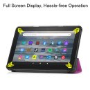 Tablet Hülle für Amazon Fire 7 2022 12 Generation 7 Zoll Slim Case Etui mit Standfunktion und Auto Sleep/Wake Funktion