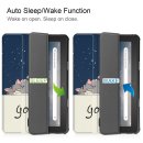 Hülle für Amazon Fire 7 2022 12 Generation 7 Zoll Smart Cover Etui mit Standfunktion und Auto Sleep/Wake Funktion